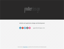 Tablet Screenshot of jmillerdesign.com